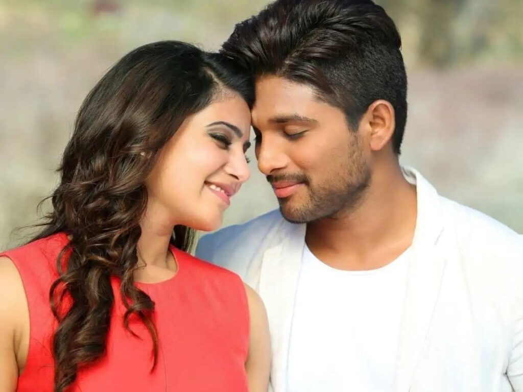 Allu Arjun and Samantha Ruth together