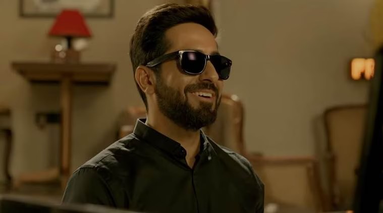 Ayushmann in the movie Andhadhun